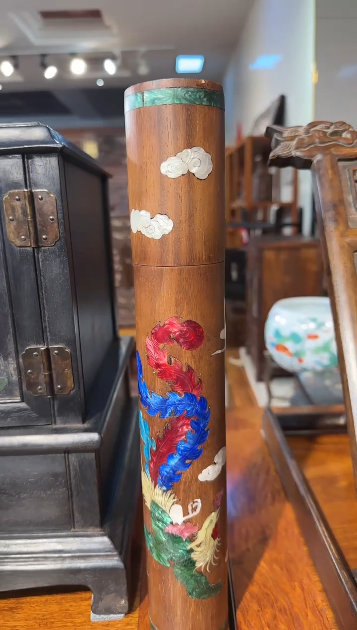 【闪购商品】木木艺凤凰镶嵌香筒138.888