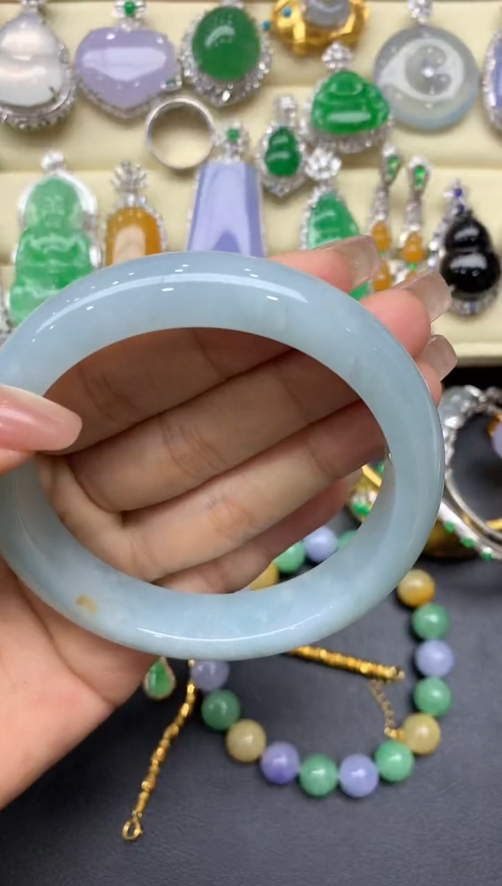 未镶嵌手镯翡翠294-中国好珍宝