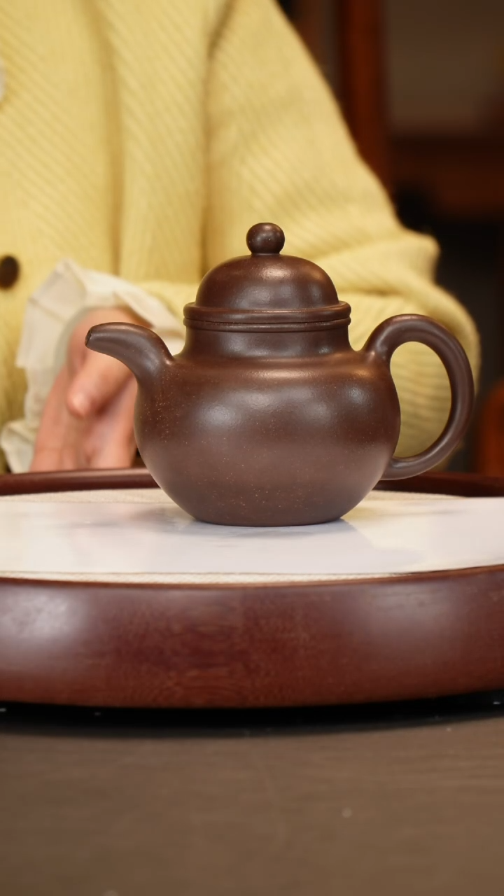 【闪购商品】紫砂茶壶【应亚林】底槽清掇球    480CC