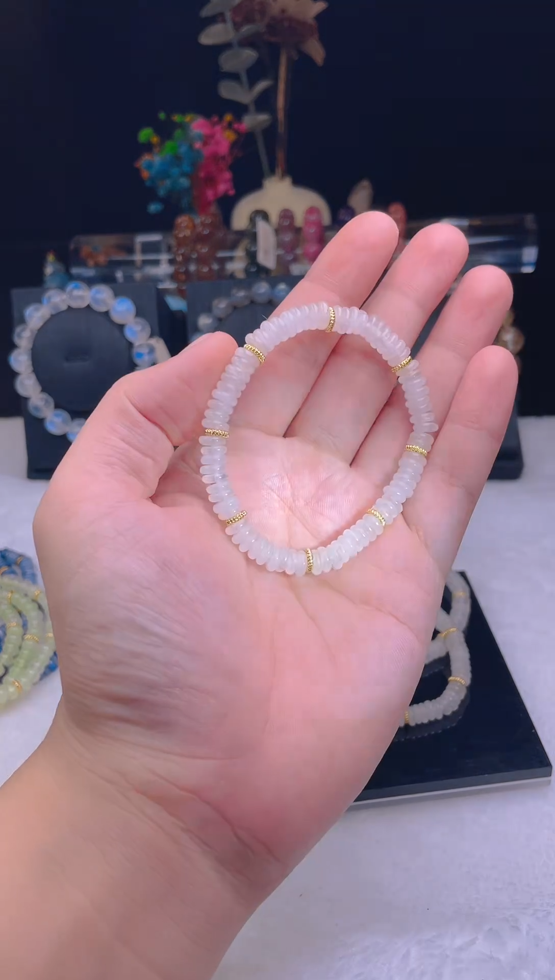 未镶嵌手串水晶（多样发一）