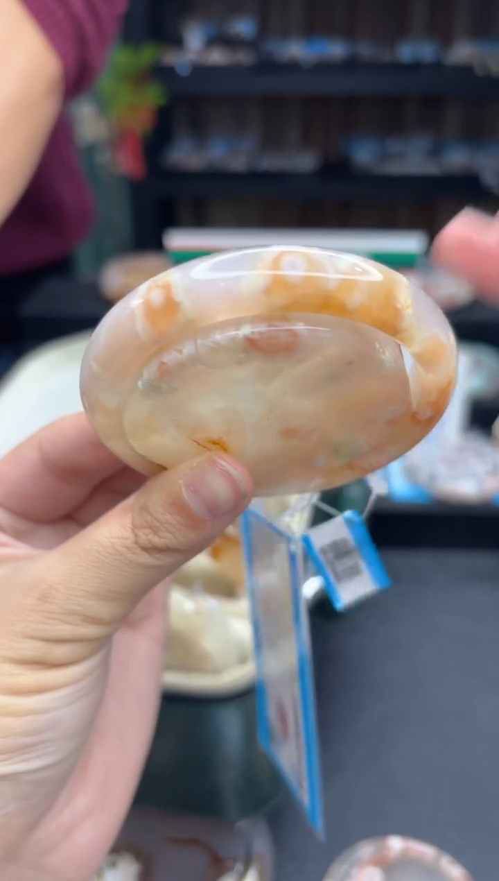 【闪购商品】石英质玉手镯未镶嵌840（57圈赠送镯心）