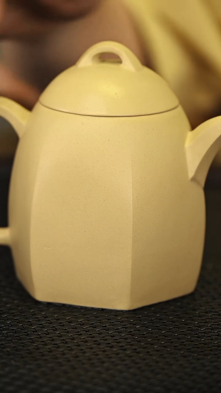 茶壶紫砂六方本绿秦权386