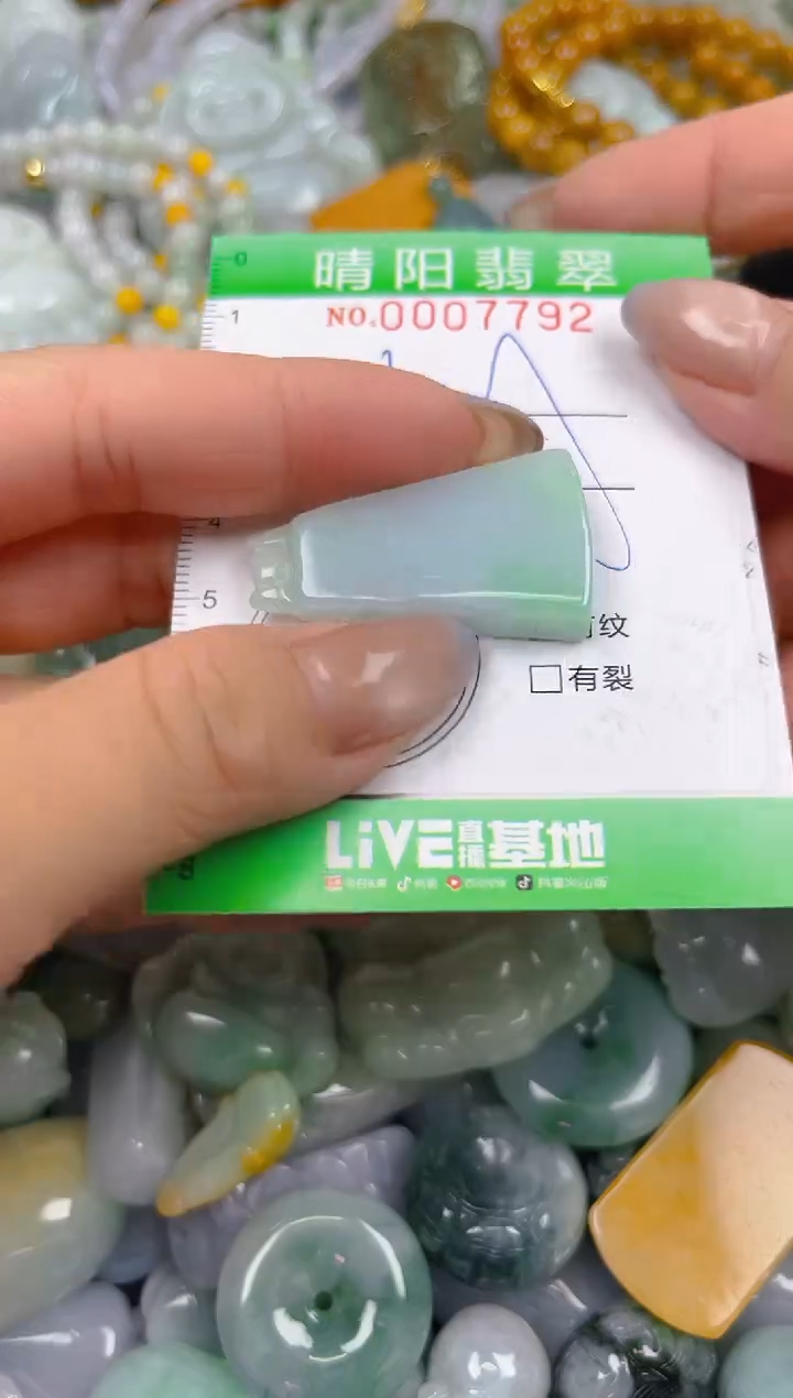 翡翠未镶嵌颈饰闪购0007792