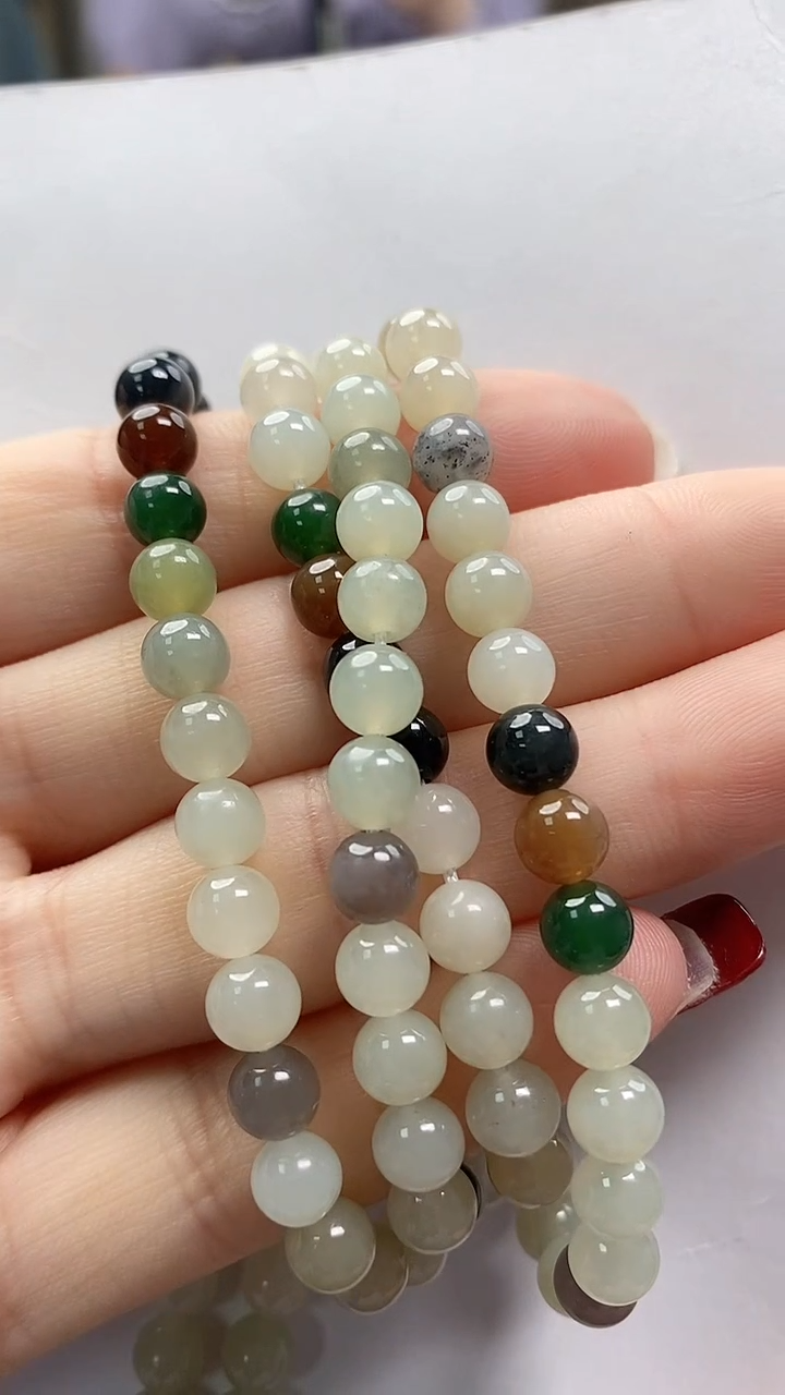 【闪购商品】和田玉（糖玉）手链未镶嵌多宝