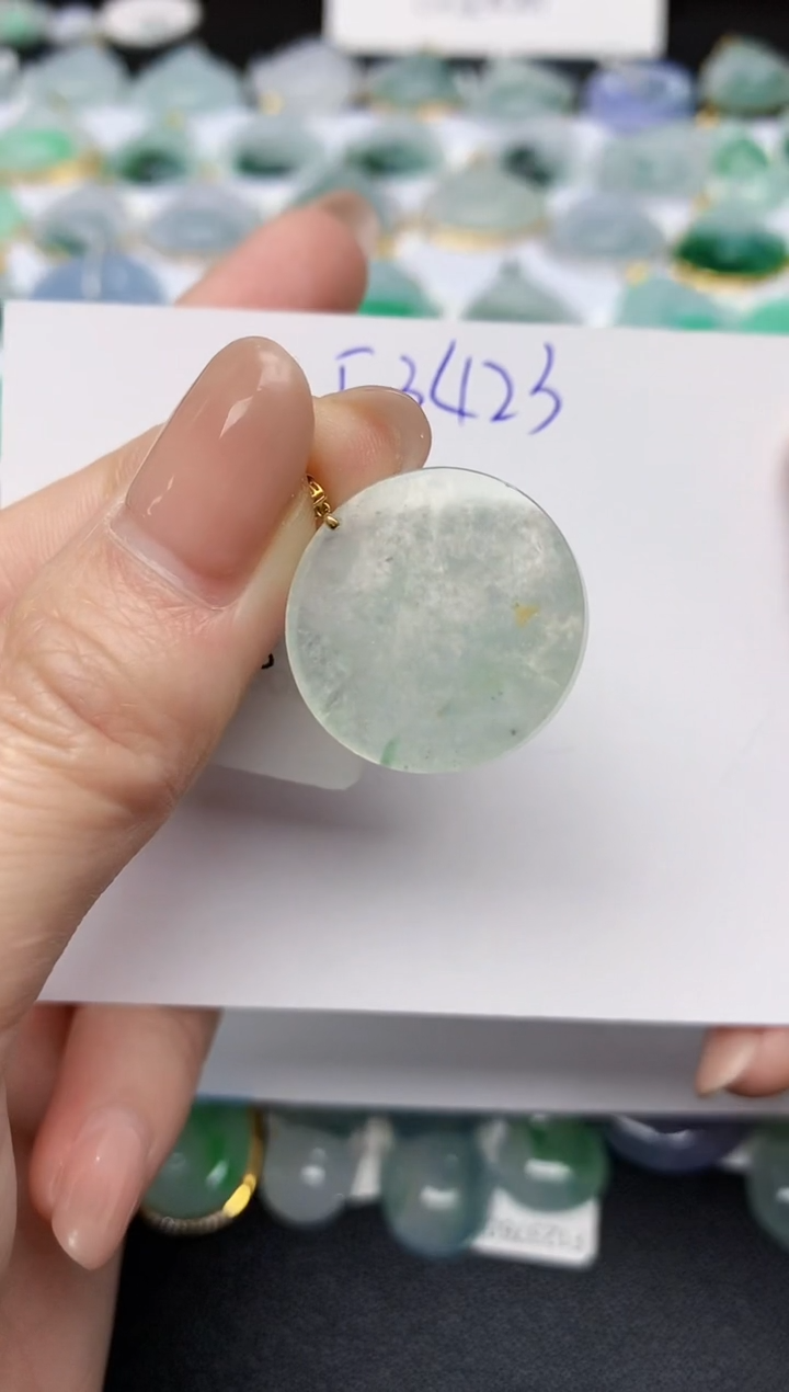 颈饰未镶嵌翡翠天然缅甸A货翡翠百元以上9元证书费自理