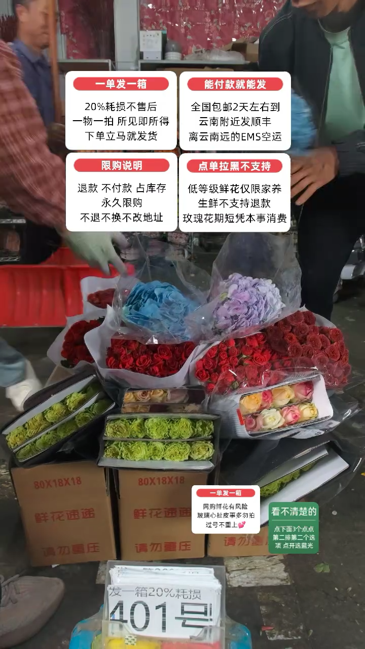 20%耗损发一箱❤号401