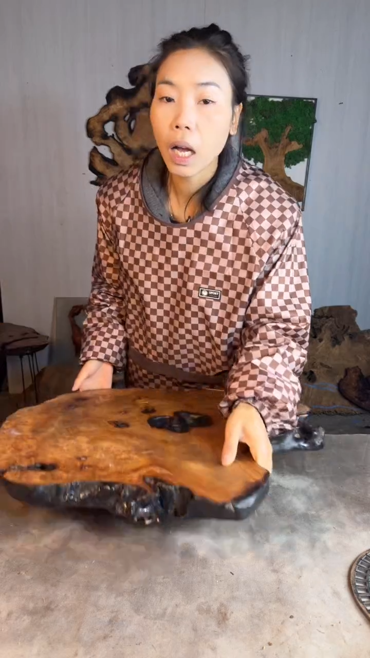 香杉木木头款?***蔓杉木瘤挂件【原料】加工上油开槽