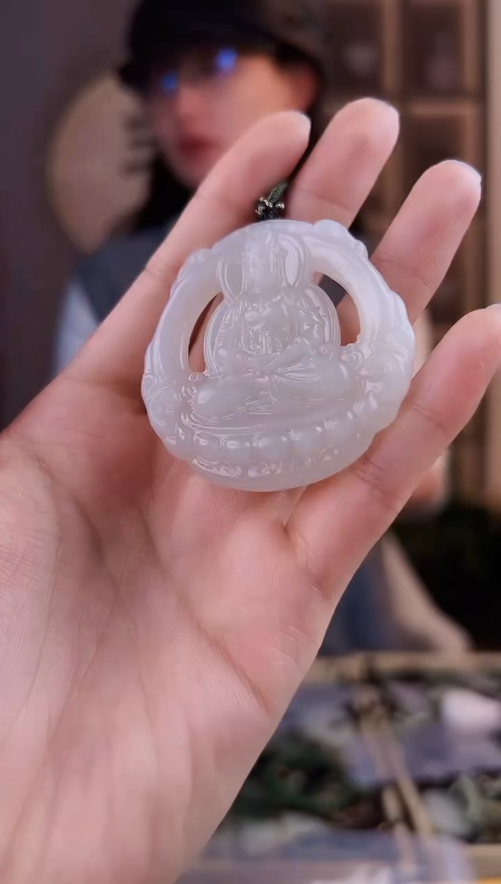 颈饰未镶嵌和田玉拍一发一，多样性发货