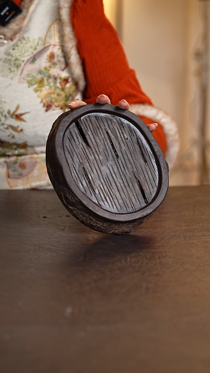 树桩紫砂水洗茶盘