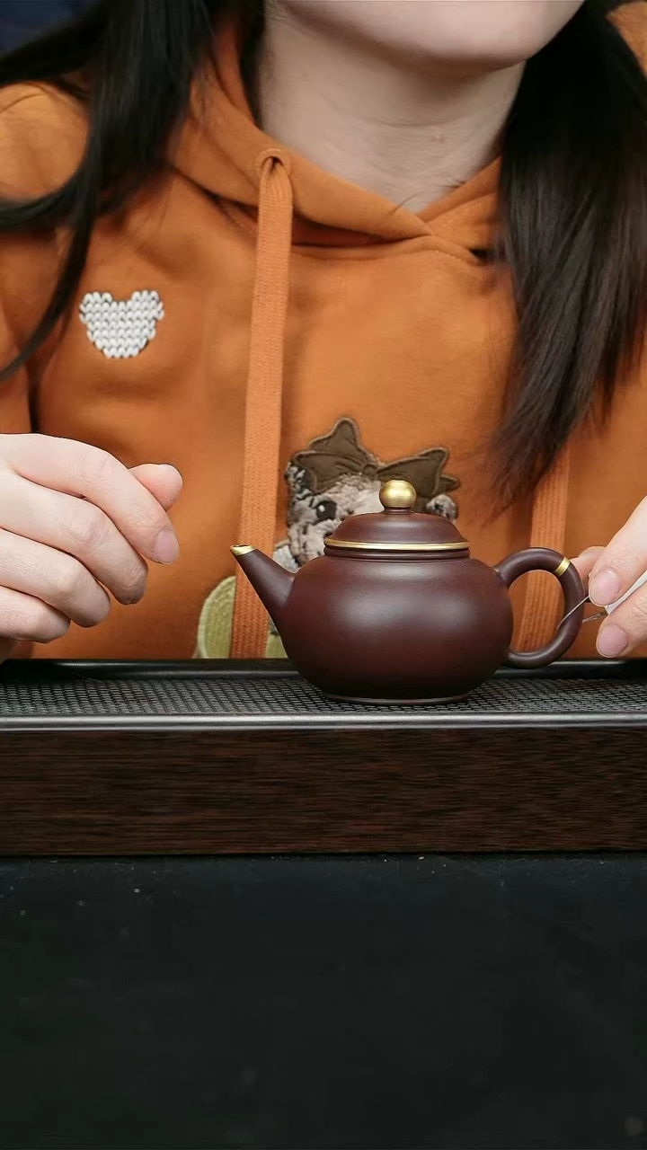 【闪购商品】紫砂茶杯宜兴紫砂壶160cc0710