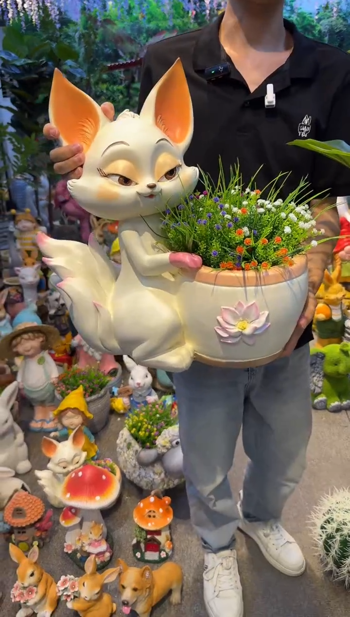 无花朵花园庭院摆件&00&