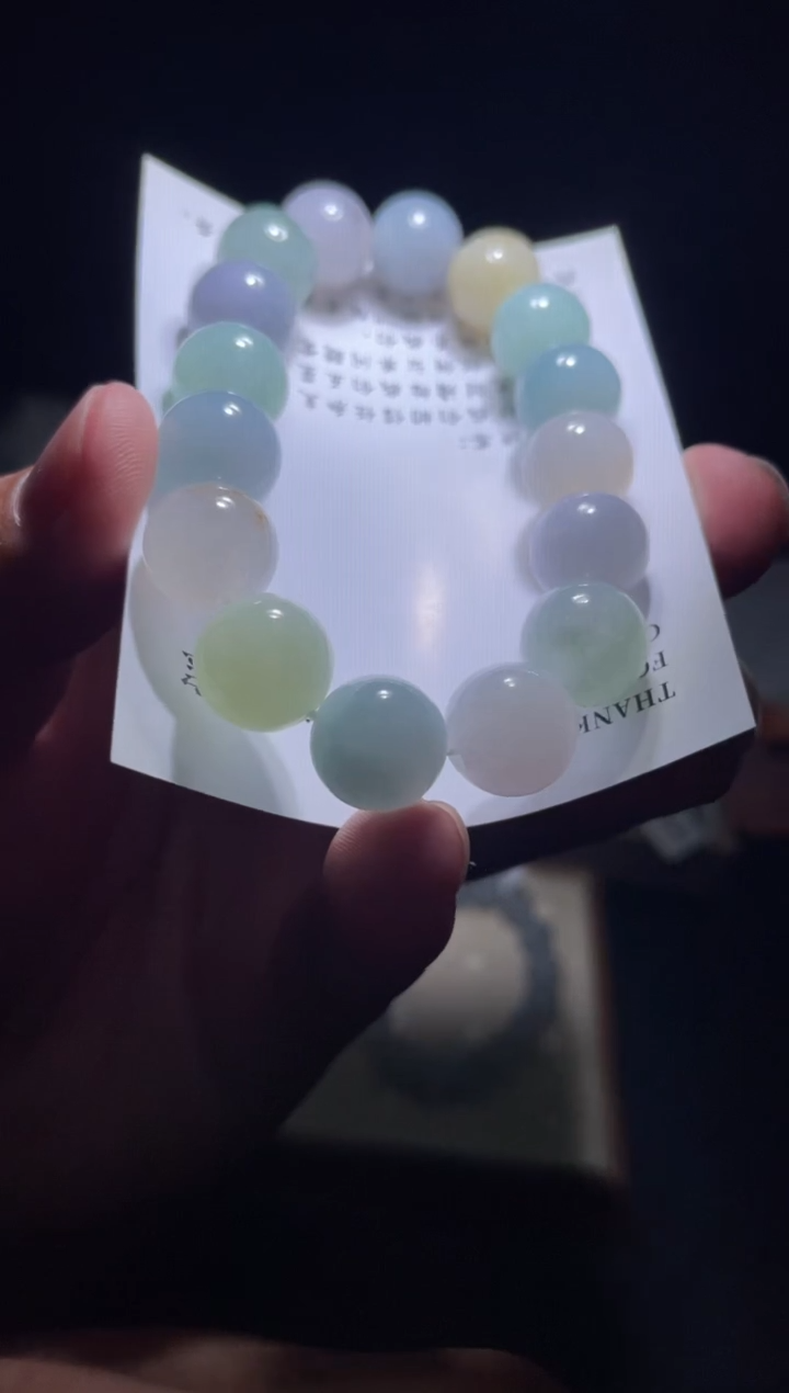 未镶嵌定制翡翠珠串