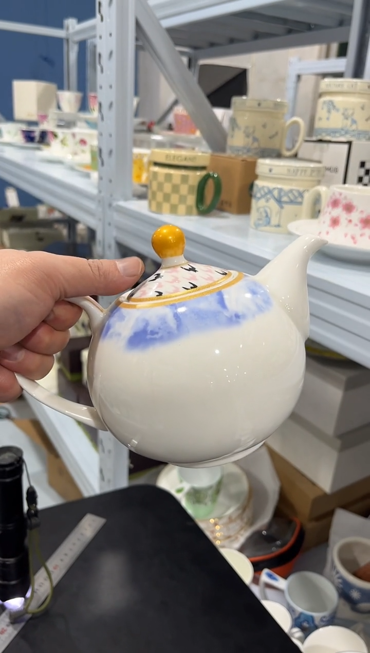杯子骨瓷（简装）壶一个