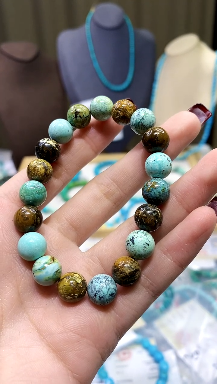 【闪购商品】绿松石手串未镶嵌485