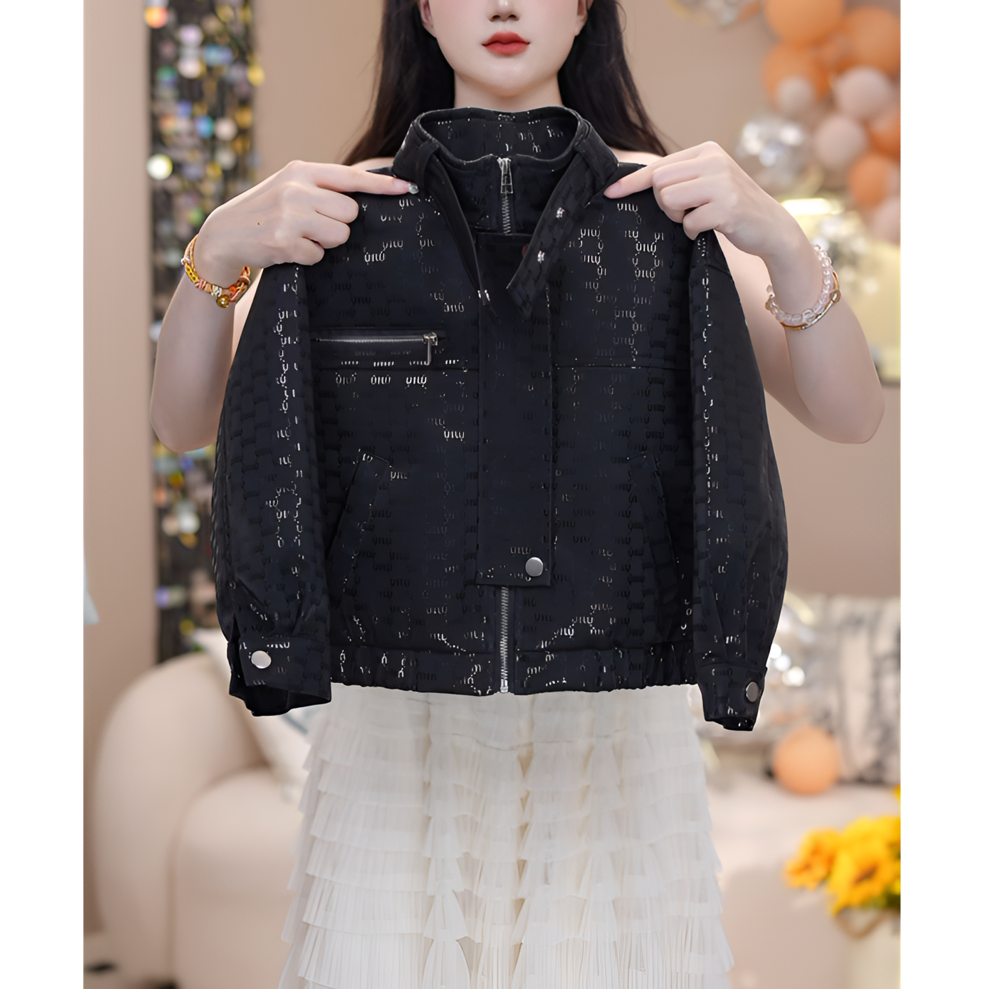 2025韩版儿童机车风儿童皮衣男童夹克帅气上衣嘻哈风宝宝春秋外套