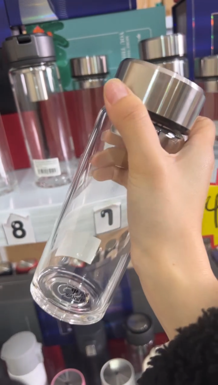 【闪购商品】万象单层420ml高硼硅茶杯