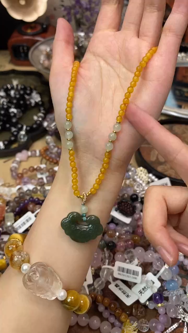 【闪购商品】蜜蜡颈饰未镶嵌410手串