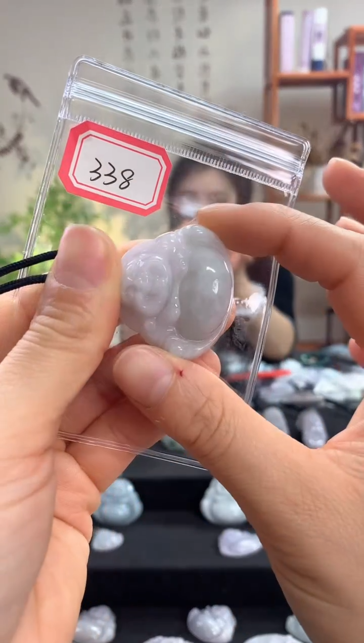 【闪购商品】翡翠颈饰未镶嵌佛公 338