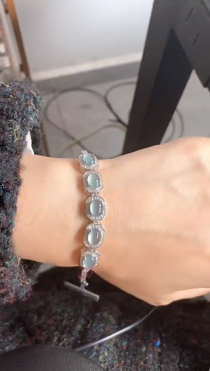 银S925镶嵌戒指翡翠51151