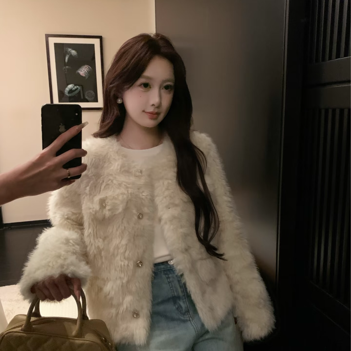 【直播专享】编码F851-F860羽绒棉服长袖直筒型常规百搭