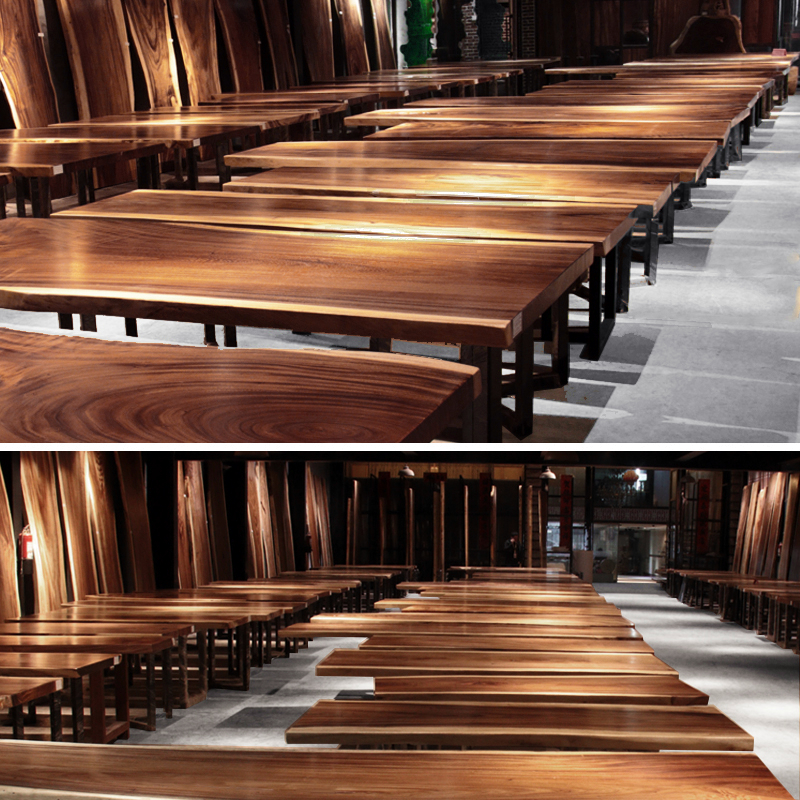 原木大板桌（一物一拍）全款链接实木大板茶桌