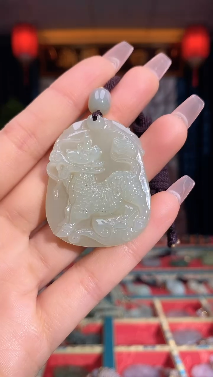 【闪购商品】和田玉颈饰未镶嵌麒麟