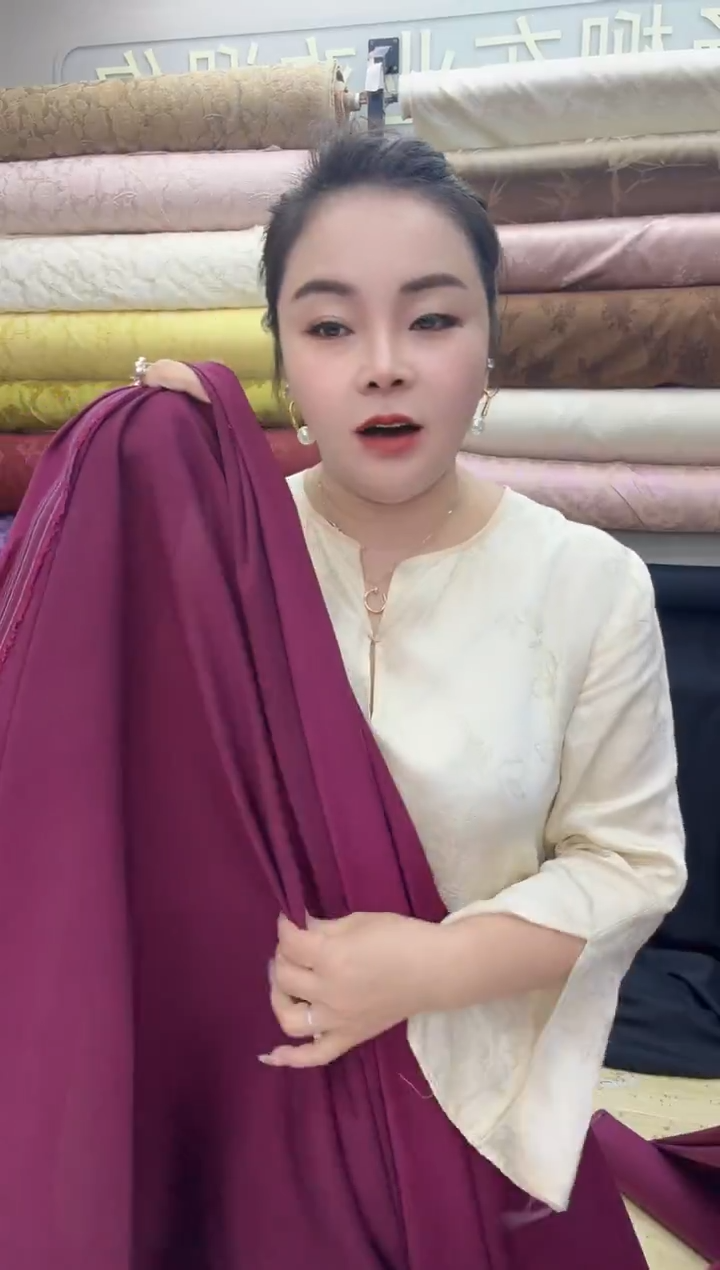 4号深玫红色弹力铜氨丝    半米价