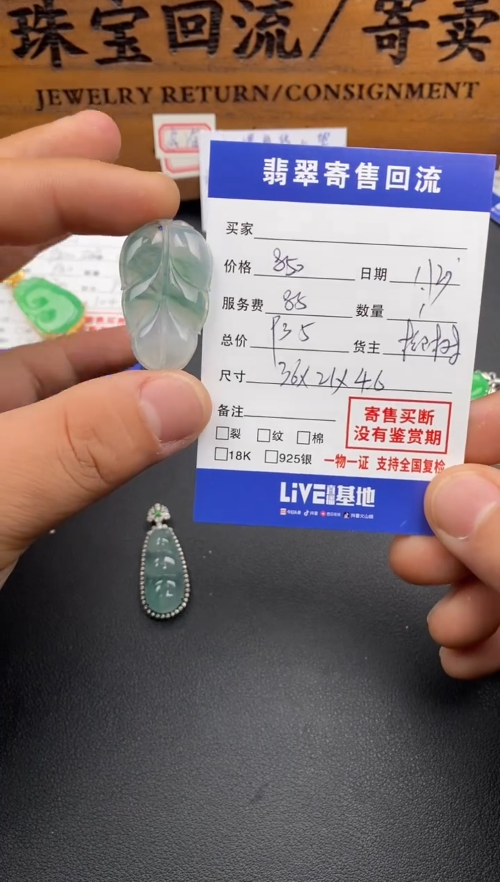 【闪购商品】翡翠颈饰未镶嵌30002066