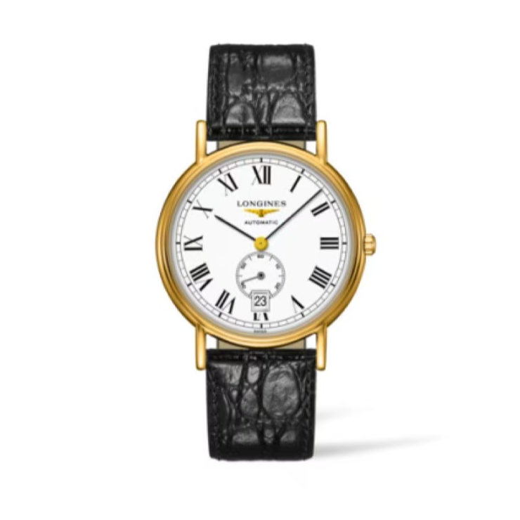 99新 Longines/浪琴 时尚系列/精钢与黄色PVD镀金/38.5毫米/单表