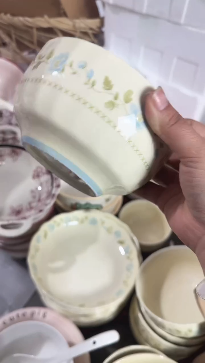 【6寸★2个】黑点针眼属正常陶瓷都有介意慎拍微瑕破损包赔