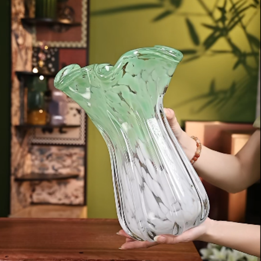 琉璃工艺品水晶百财白菜招财旺财摆件家居客厅玄关装饰轻奢高档礼