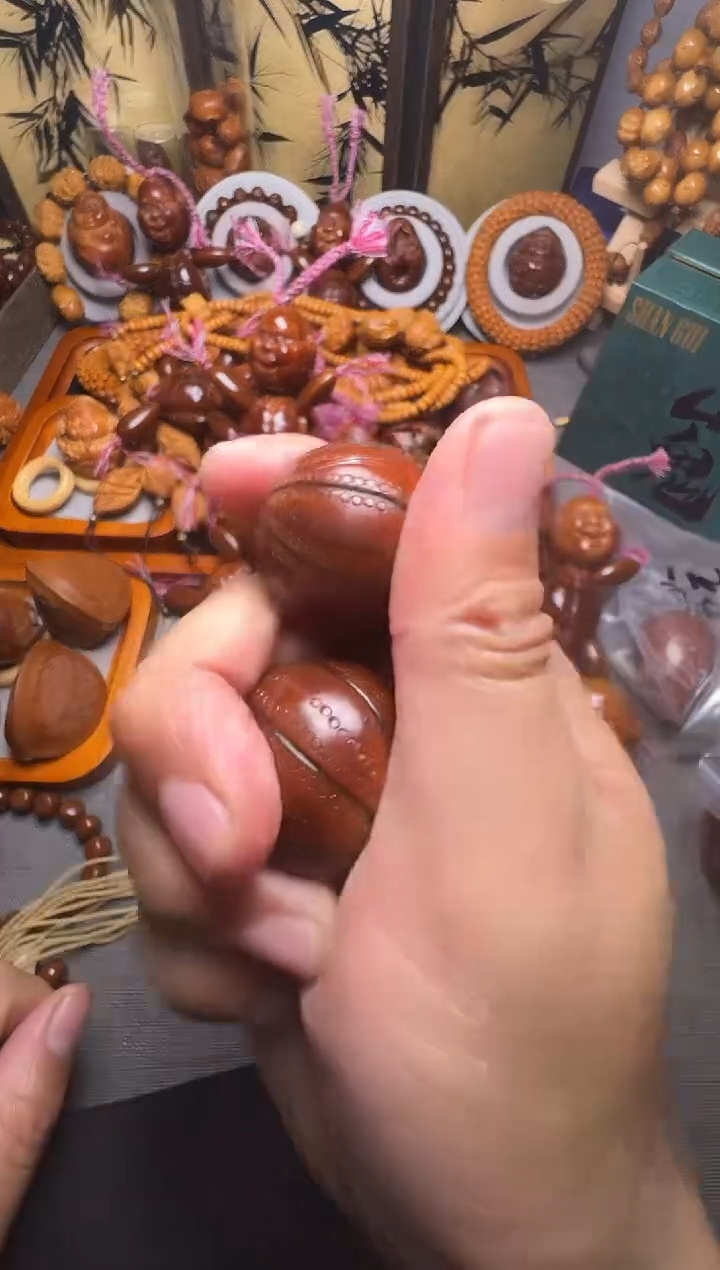 手串橄榄核篮球一对