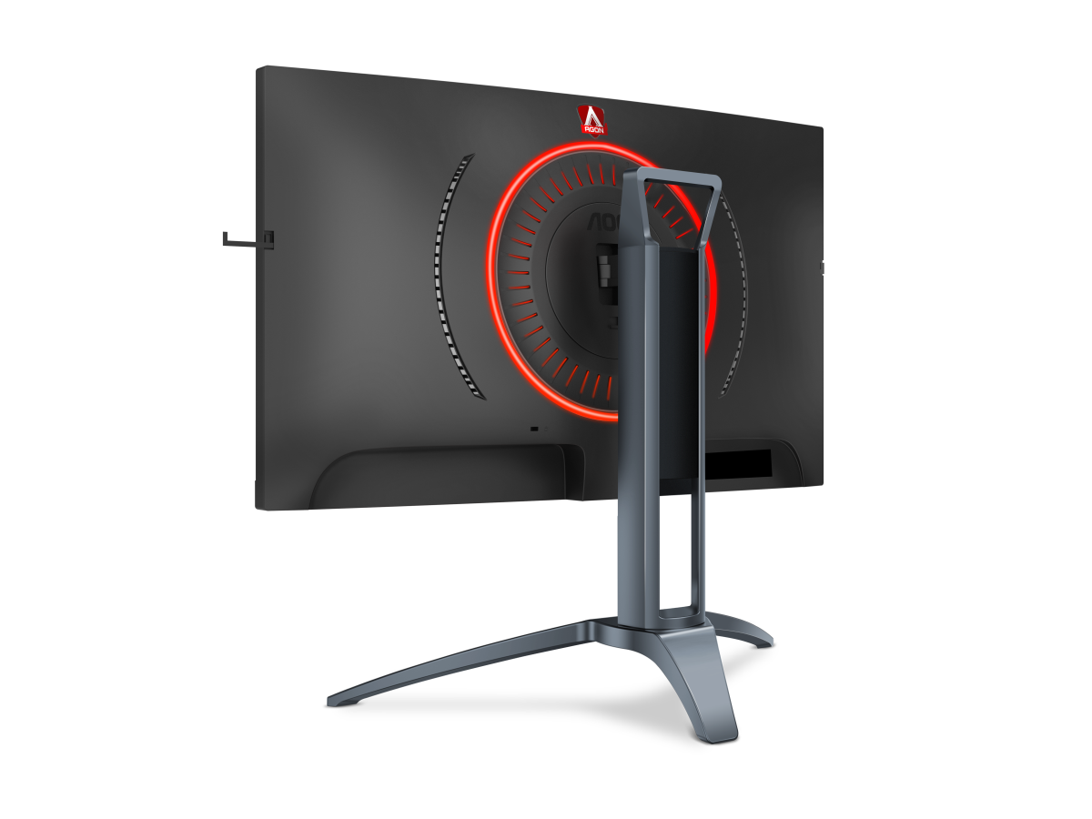 9新 AOC 27寸2k170爱功3代带升降曲面无边框电竞显示器