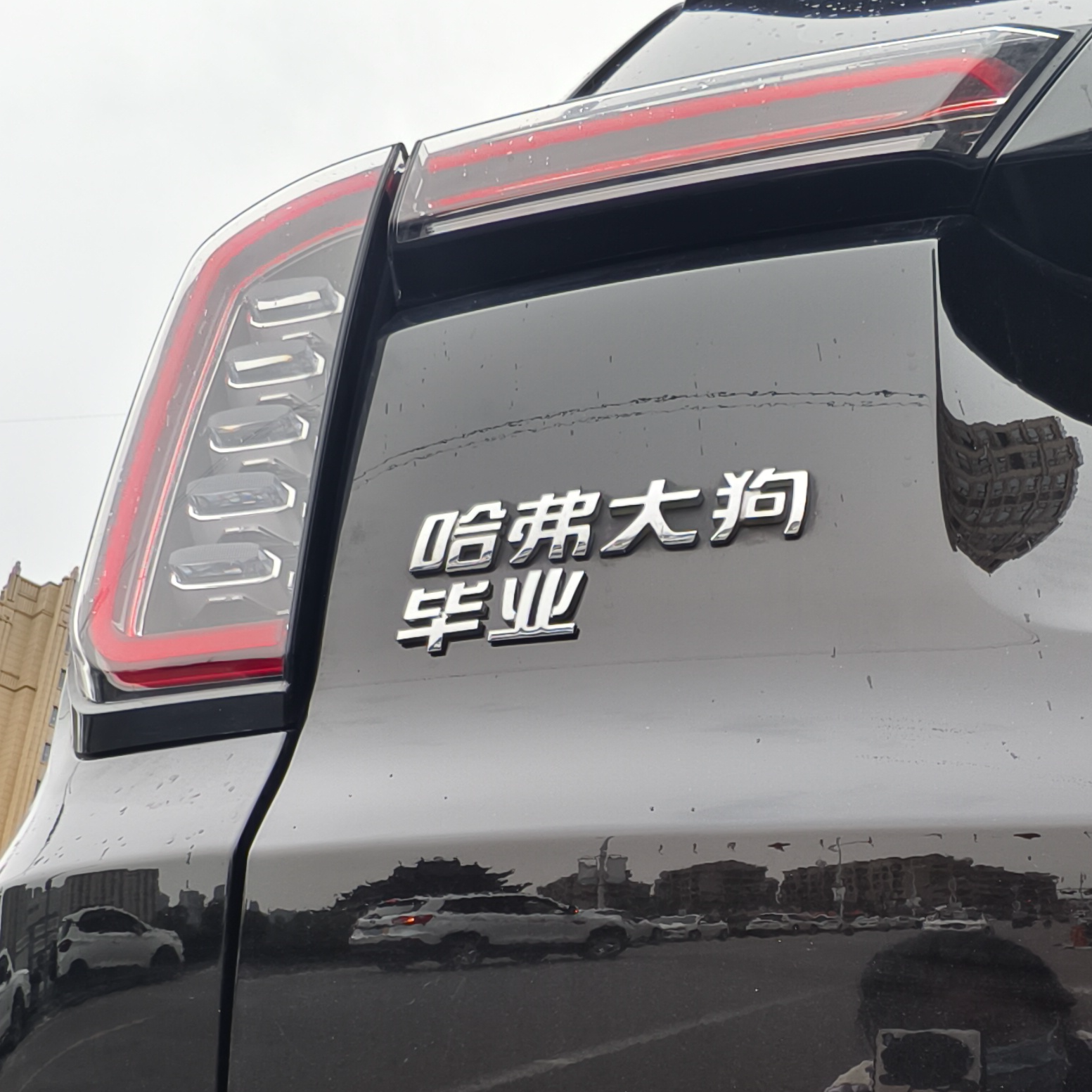 哈弗大狗猛龙HM6H9汽车车贴原车材质3D立体ABS文字改装车标贴