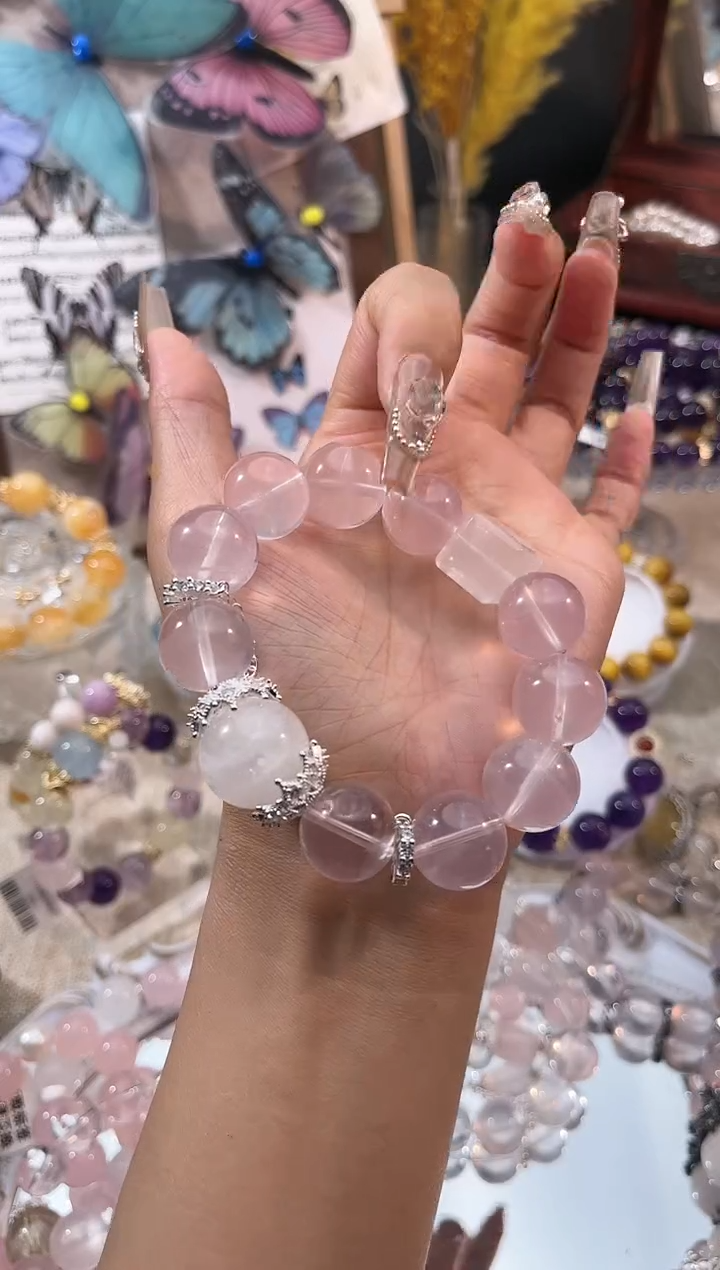 【闪购商品】水晶手链未镶嵌多样性发货颜色微差发其一 