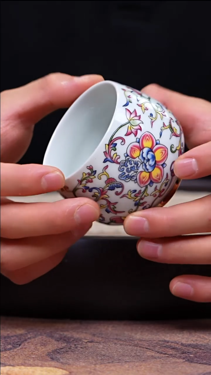 茶壶紫砂青花瓷珐琅彩罗汉杯