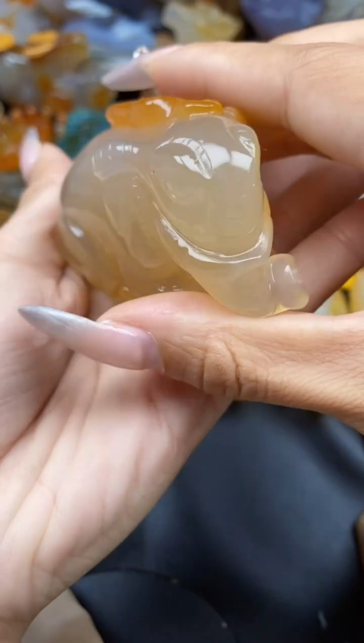 【闪购商品】玛瑙/玉髓颈饰未镶嵌ll