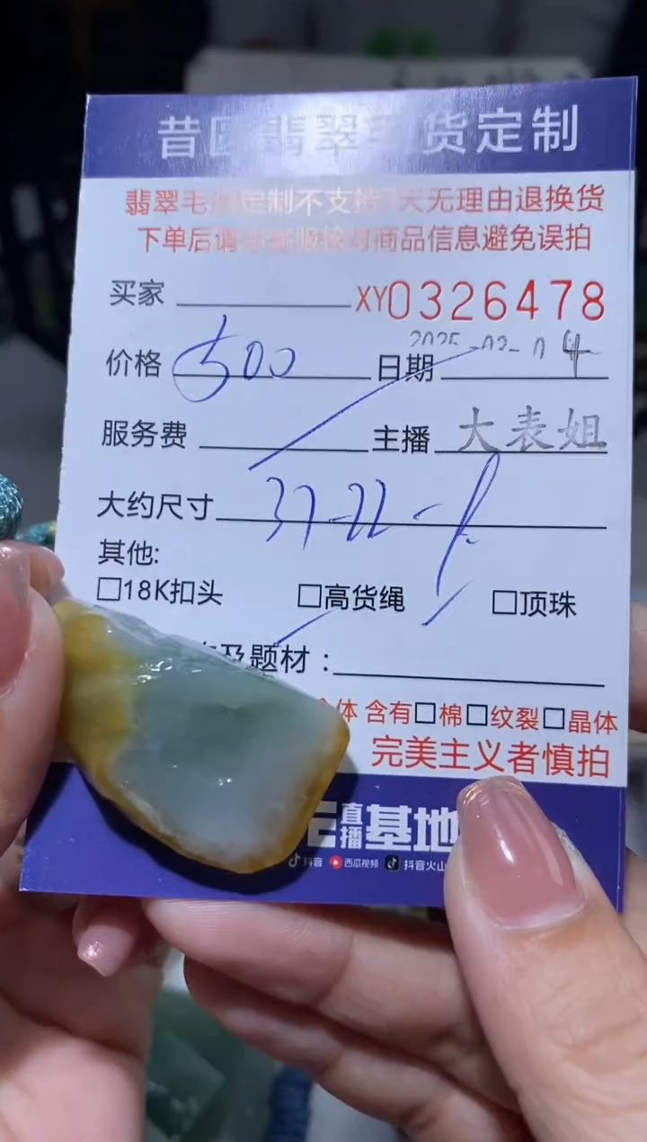【闪购商品】翡翠颈饰未镶嵌翡翠326478