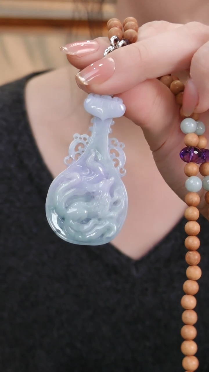 颈饰未镶嵌翡翠国风