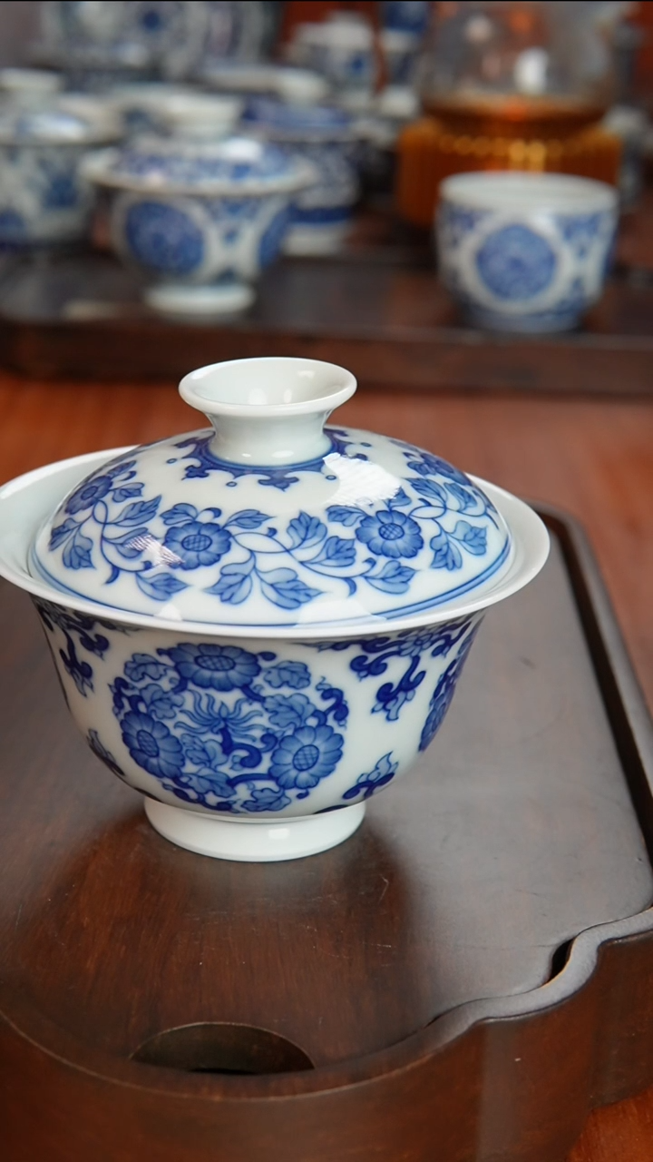 【闪购商品】景德镇镹曰手工手绘柴窑茶具