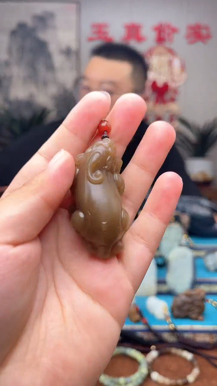 和田玉未镶嵌挂件1