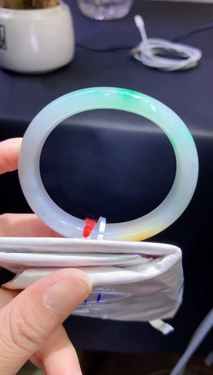 未镶嵌手镯翡翠翡翠手镯圈口54.4-t55