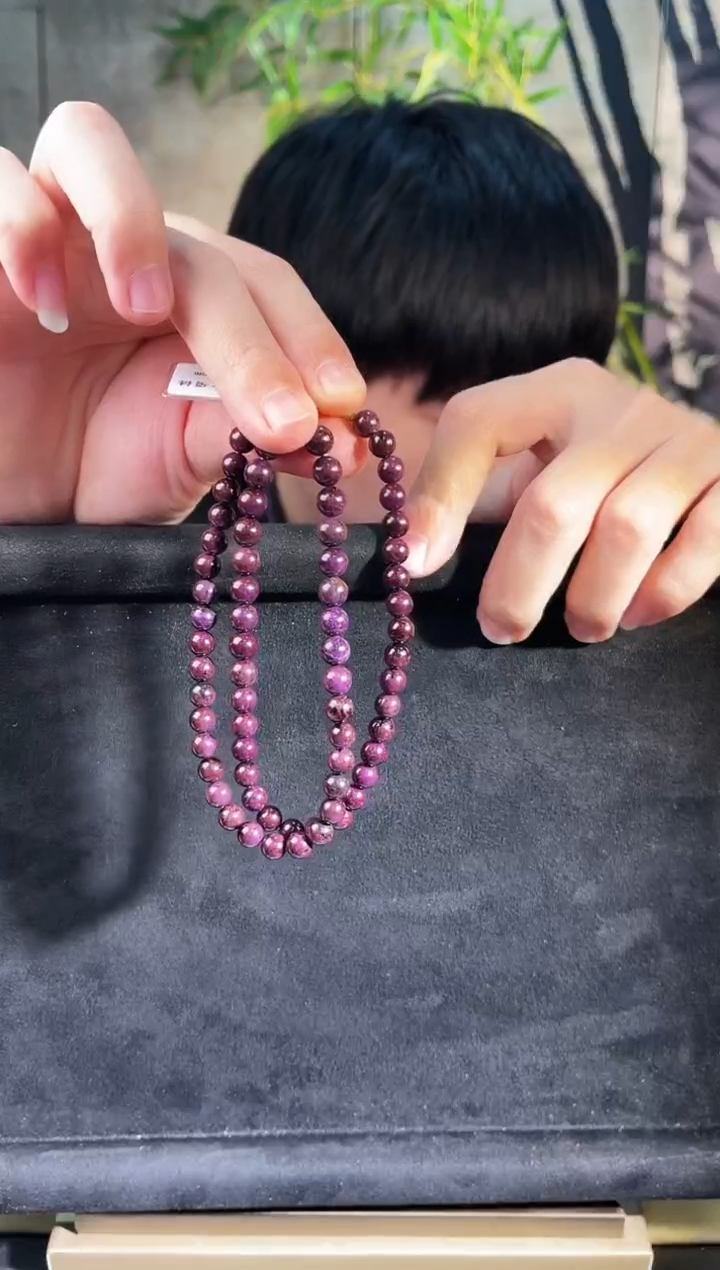 苏纪石（舒俱来）未镶嵌项链k金叶*南非舒俱来老矿