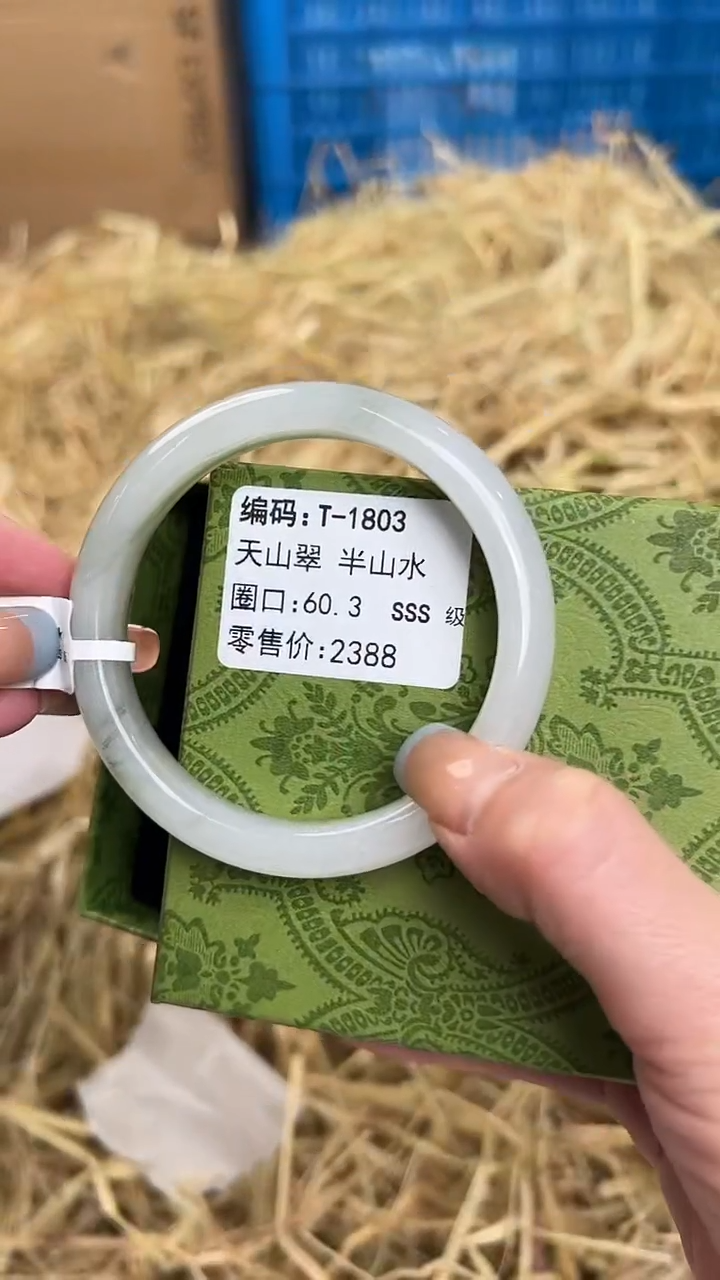 未镶嵌手镯石英质玉T-1803