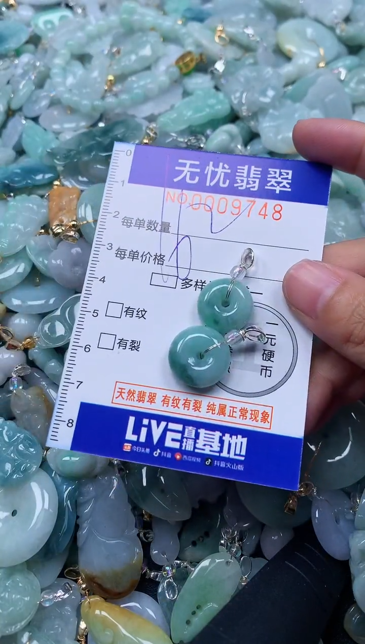 颈饰未镶嵌翡翠9748