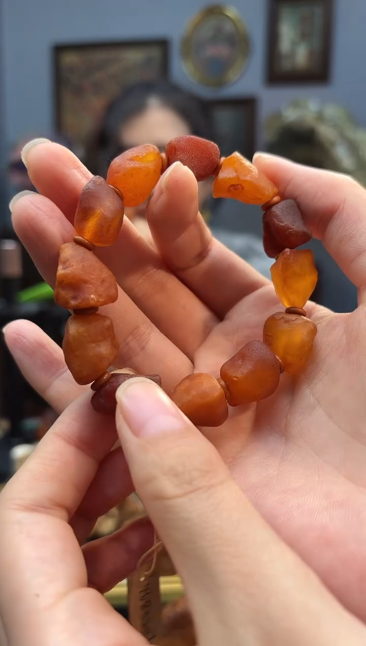 手串琥珀未镶嵌手串