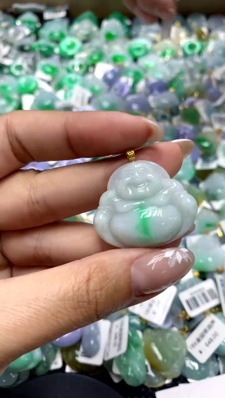 【闪购商品】翡翠颈饰18K金镶嵌111111111111111111