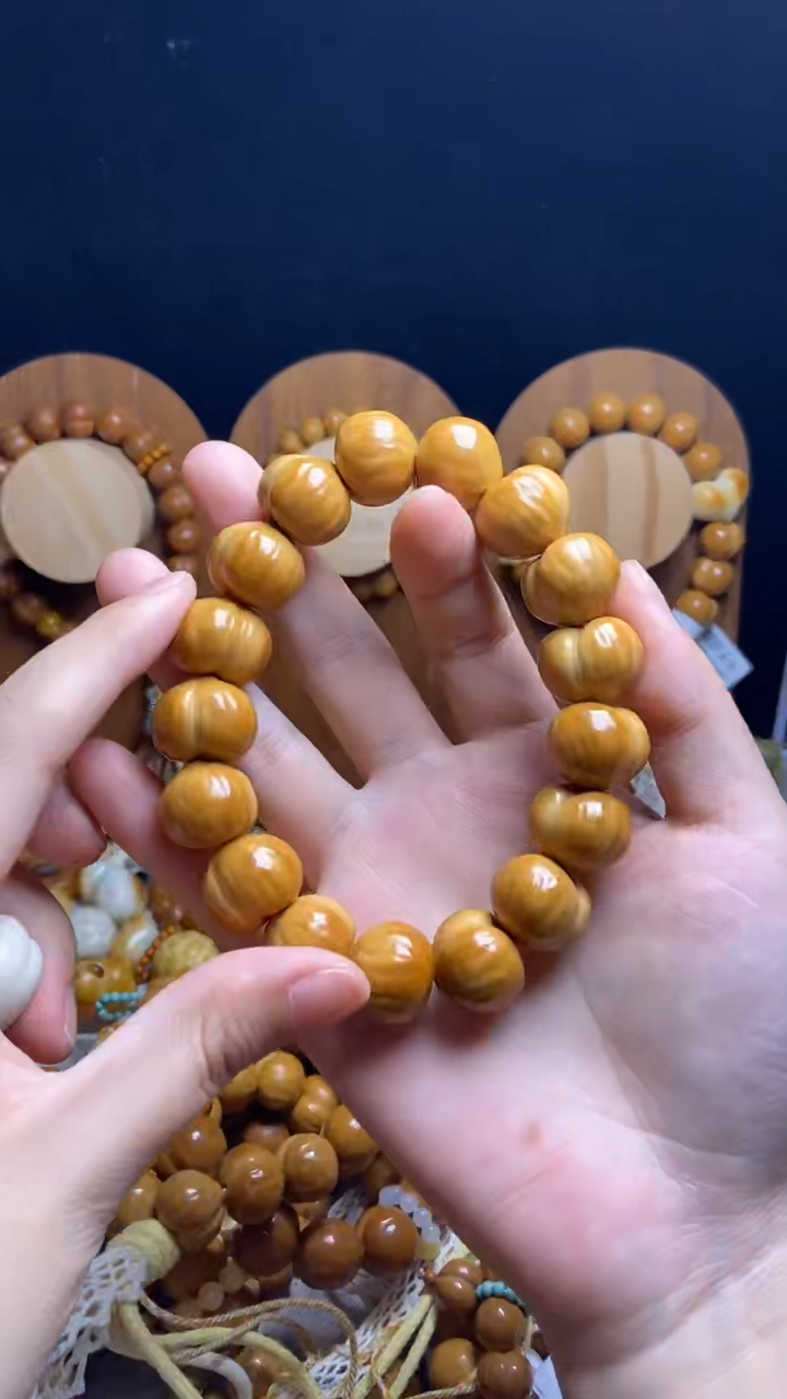 手串猴头核桃꧁****꧂全品聚宝盆手串加猫爪加悟道猫跑环