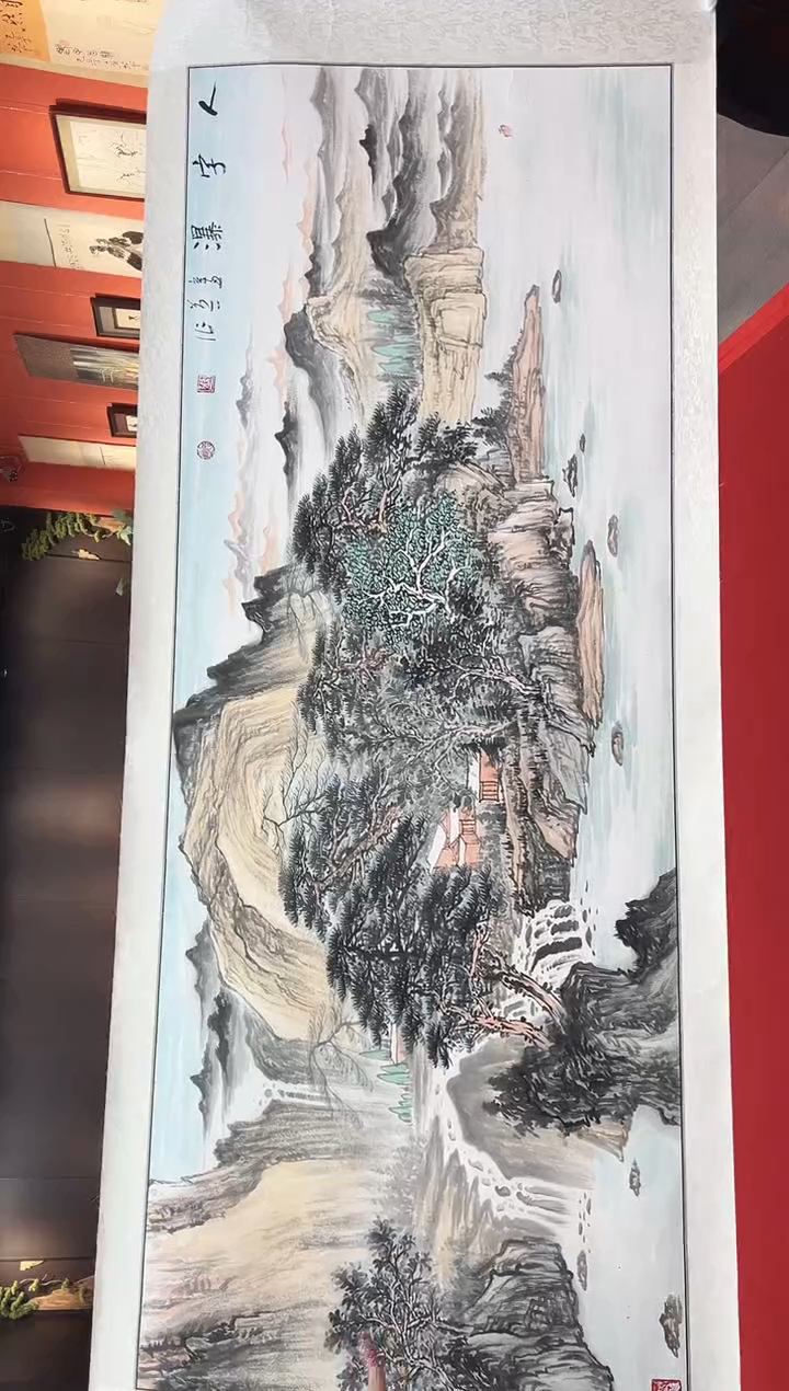 国画道一老师绘画作品2A29-56