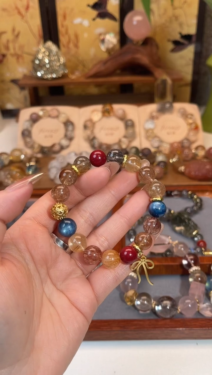 水晶摆件合金原创diy设计